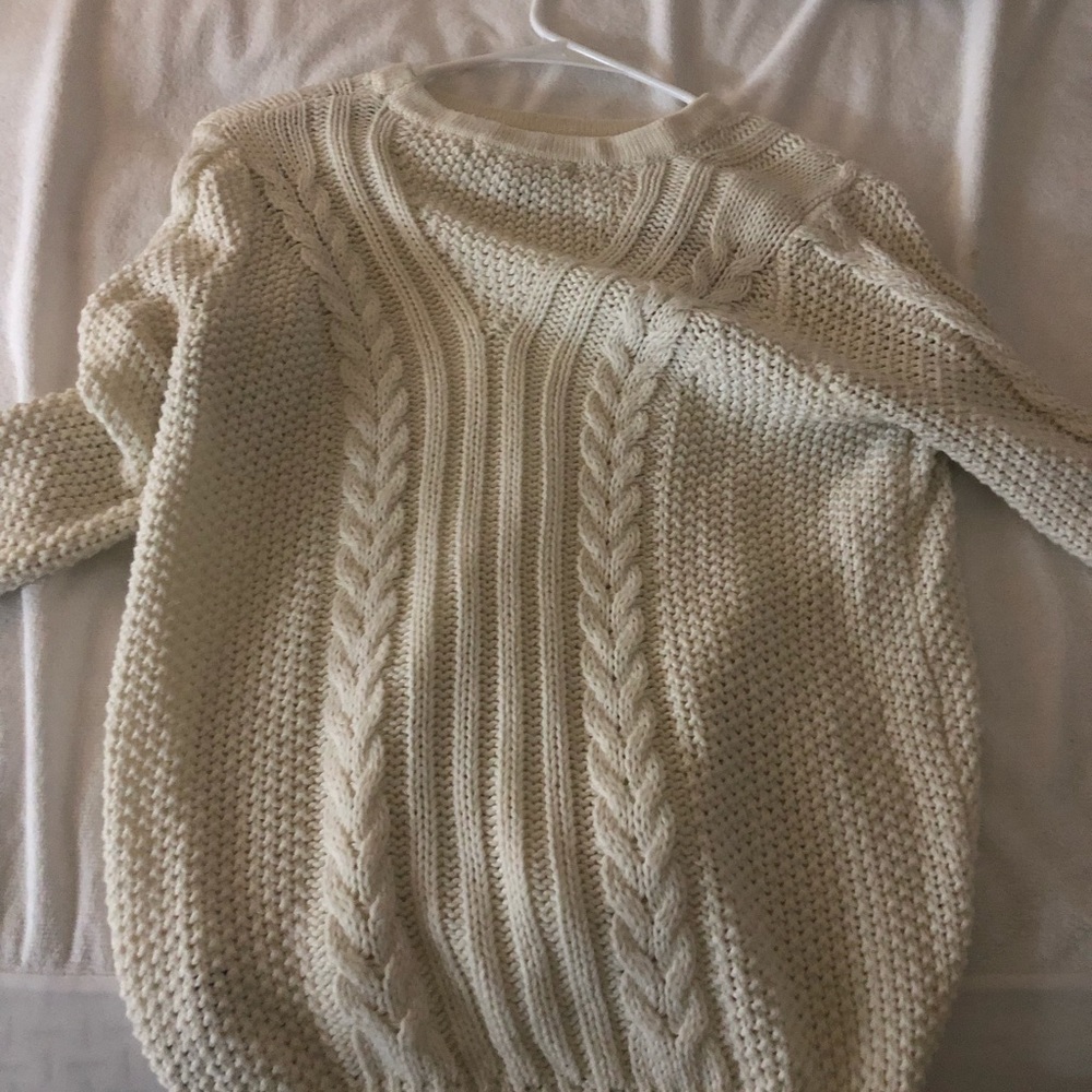 White sweater